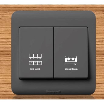 [SG Local] Borderless UV Switch Label Stickers | Decal | Waterproof | Black Switch | White Printing