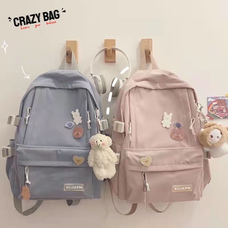 [spot-free] Korean version of large-capacity schoolbags, good-looking Japanese girls' ins schoolbags, Korean version of large-capacity backpacks, super-hot cute shoulder bags